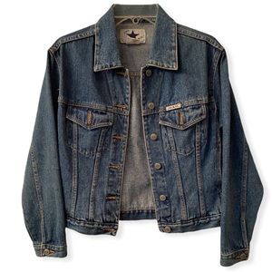 Star Blue Medium Wash Vintage Jean Jacket